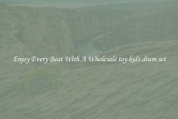 Enjoy Every Beat With A Wholesale toy kids drum set