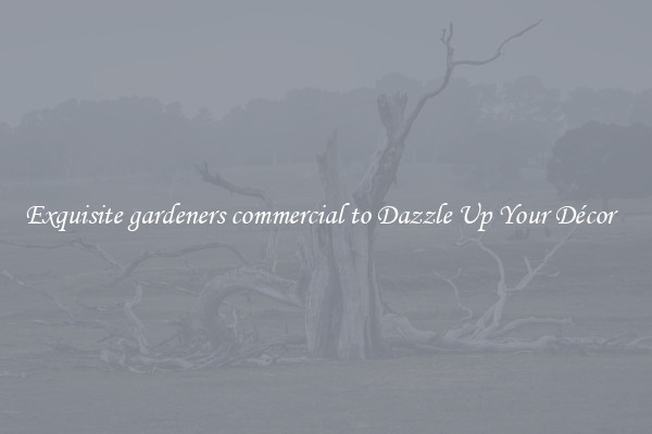 Exquisite gardeners commercial to Dazzle Up Your Décor  