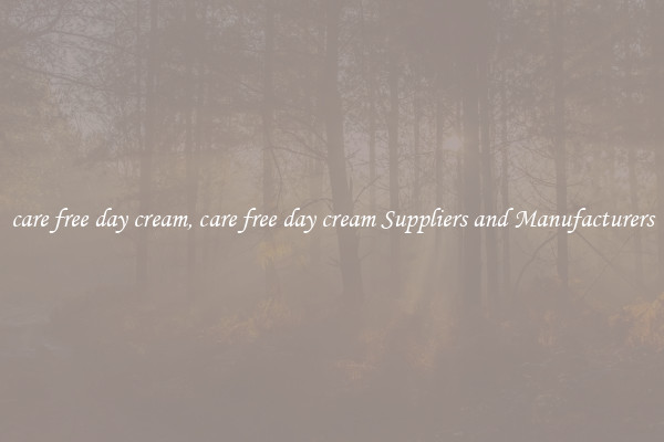 care free day cream, care free day cream Suppliers and Manufacturers