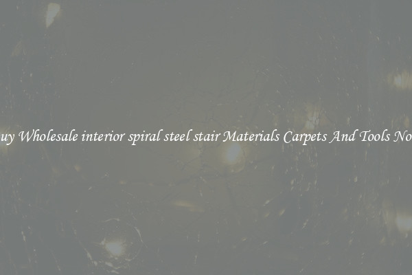 Buy Wholesale interior spiral steel stair Materials Carpets And Tools Now